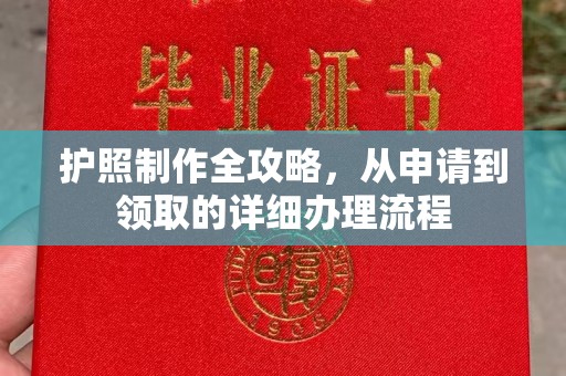 北埔护照制作全攻略，从申请到领取的详细办理流程